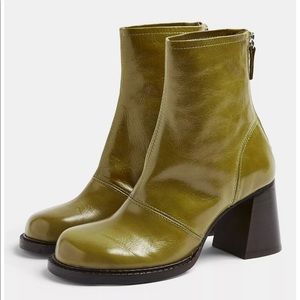NEWLY REDUCED!🔥 Topshop Milo patent leather chunky boot